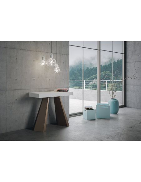 Tavolo consolle allungabile design moderno Shannon Tavolo consolle allungabile design moderno Shannon