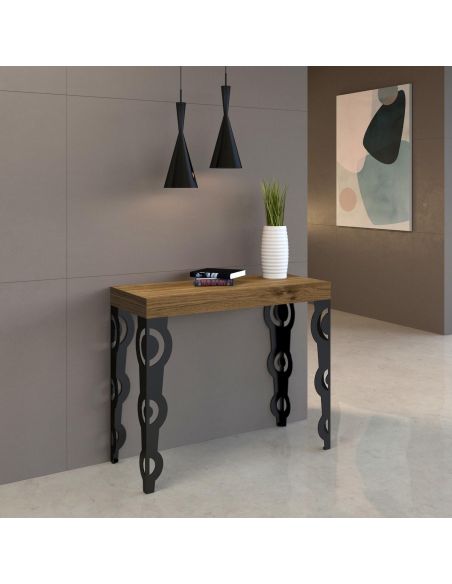 Tavolo consolle allungabile design moderno Narvik