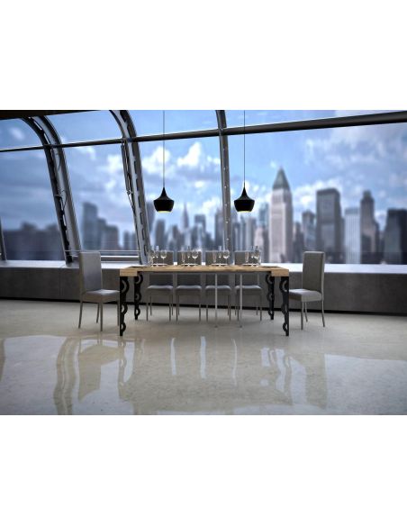 Tavolo consolle allungabile design moderno Narvik