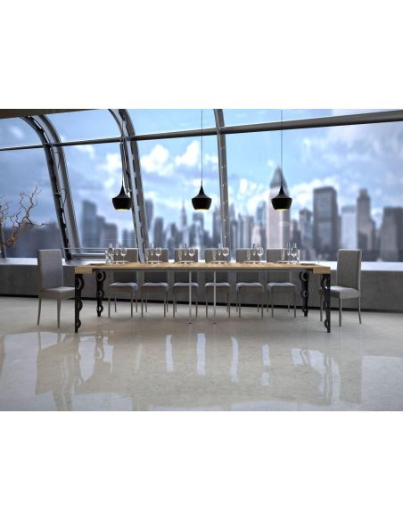 Tavolo consolle allungabile design moderno Narvik