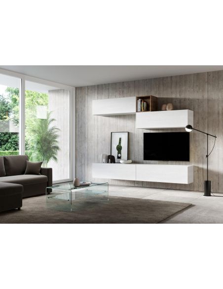 Parete attrezzata design moderno Darius A01