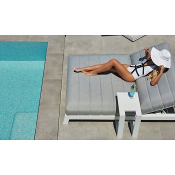 Lettino prendisole matrimoniale da esterno Bite 2