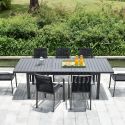 Tavolo da giardino allungabile in alluminio Lipari