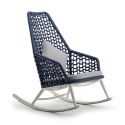 Coppia sedie a dondolo da giardino design moderno Kos