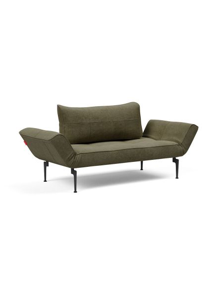 Divano letto singolo Zeal - Laser Legs - 316 Cordufine Pine Green Divano letto singolo Zeal - Laser Legs - 316 Cordufine Pine Green