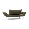Divano letto singolo Zeal - Laser Legs - 316 Cordufine Pine Green
