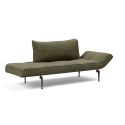 Divano letto singolo Zeal - Laser Legs - 316 Cordufine Pine Green