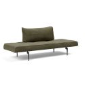 Divano letto singolo Zeal - Laser Legs - 316 Cordufine Pine Green