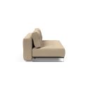Divano letto matrimoniale in tessuto design moderno Supremax Deluxe - 587 Phobos Mocha