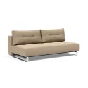 Divano letto matrimoniale in tessuto design moderno Supremax Deluxe - 587 Phobos Mocha
