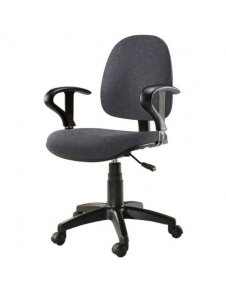 Sedia per ufficio operativa su ruote con schienale regolabile Easy