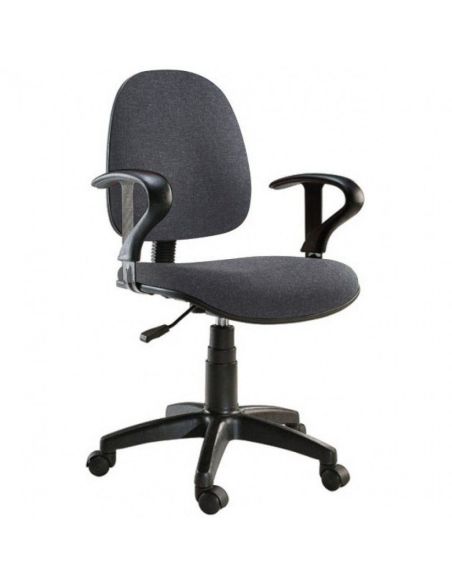 Sedia per ufficio operativa su ruote con schienale regolabile Easy