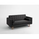 Divano 2 posti design moderno Algard Wood Carbon