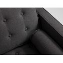Divano 3 posti design in tessuto Algard Wood Carbon