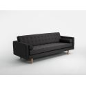 Divano 3 posti design in tessuto Algard Wood Carbon