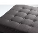 Pouf design moderno Algard Wood Carbon