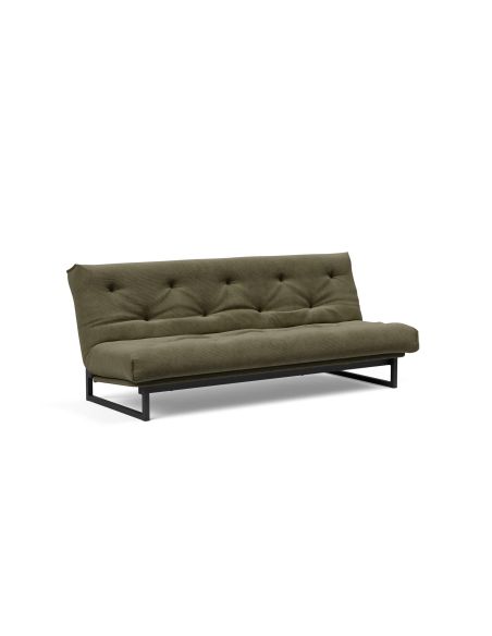 Fraction 120 divano letto ad una piazza e mezza uso frequente 120x200 cm - 316 Cordufine Pine Green
