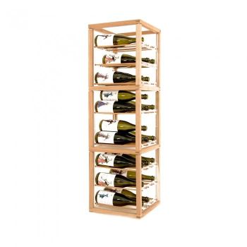 Portabottiglie cantinetta vino a parete 6 bottiglie di vino - Wine Frame -  XLAB Design