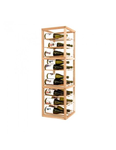 Portabottiglie in legno design moderno Zia Babele 3 Portabottiglie in legno design moderno Zia Babele 3