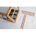 Portabottiglie in legno design moderno Zia Babele 3