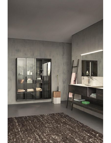 Mobili bagno in legno massello Old Wood di Loetrà