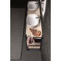 Set mobili bagno in legno Old Wood 2 di Loetrà
