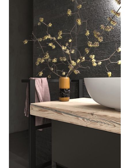 Set mobili bagno in legno Old Wood 2 di Loetrà Set mobili bagno in legno Old Wood 2 di Loetrà