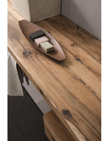 Mobili bagno in rovere Old Wood 3 di Loetrà
