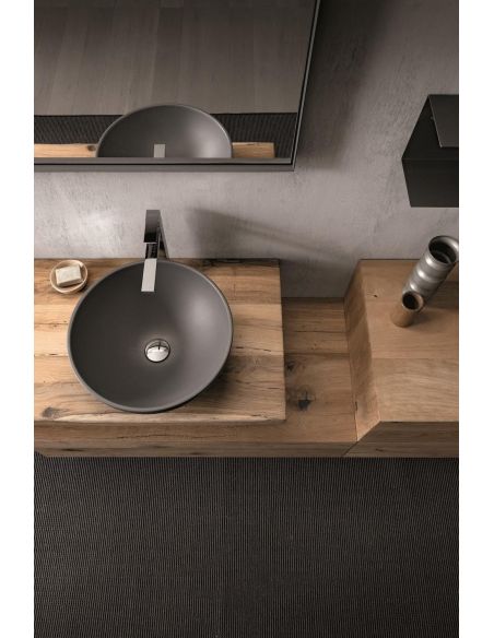 Mobili bagno in rovere Old Wood 3 di Loetrà