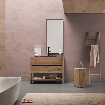 Mobili bagno in rovere antico Old Wood 5 di Loetrà 2