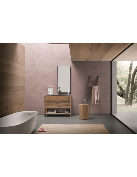 Mobili bagno in rovere antico Old Wood 5 di Loetrà