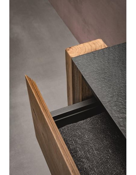Mobili bagno in rovere antico Old Wood 5 di Loetrà