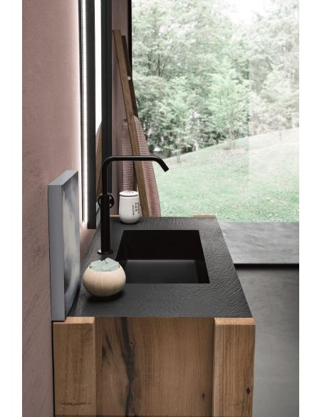 Mobili bagno in rovere antico Old Wood 5 di Loetrà