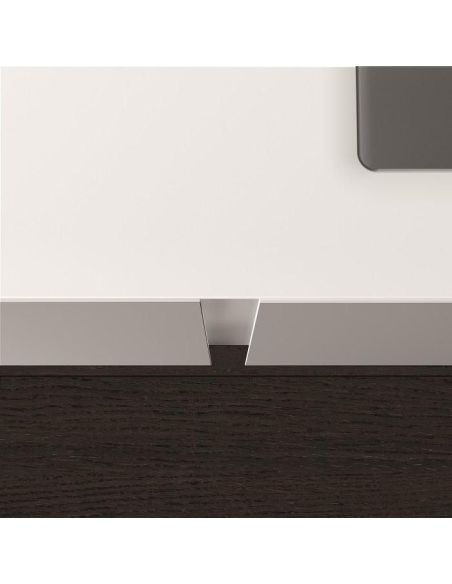 Set mobili bagno laccato bianco opaco Crono 3 di Loetrà