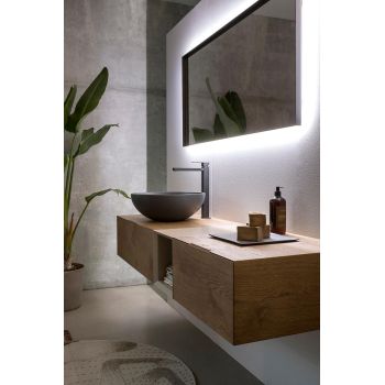 Mobili bagno moderni in legno Qubo 4 di Loetrà 2