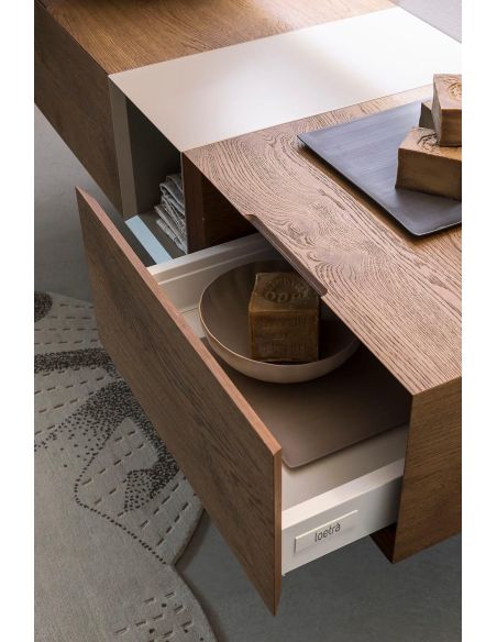 Mobili bagno moderni in legno Qubo 4 di Loetrà