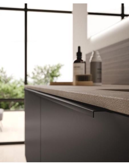 Mobili bagno in legno impiallacciato Style 4 di Loetrà Mobili bagno in legno impiallacciato Style 4 di Loetrà