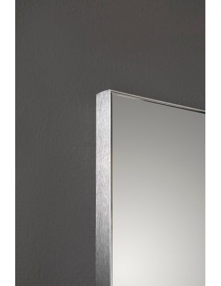 Specchio bagno con profilo alluminio Garda di Loetrà Specchio bagno con profilo alluminio Garda di Loetrà