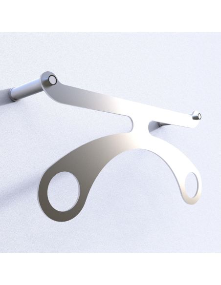 Servomuto design in acciaio inox bianco o nero Samson 1 Servomuto design in acciaio inox bianco o nero Samson 1