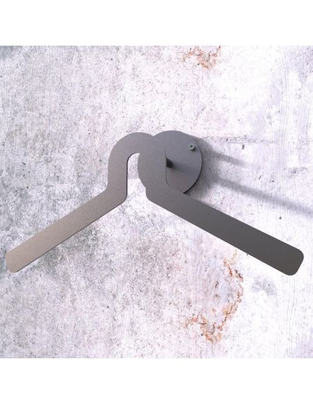 Servomuto da parete in acciaio bianco o nero Stafford 1 Servomuto da parete in acciaio bianco o nero Stafford 1