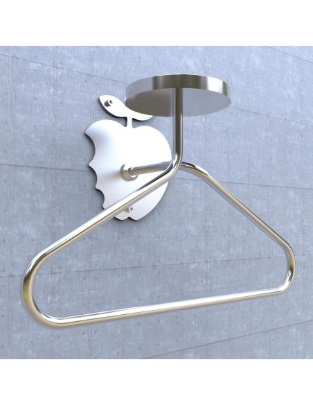 Servomuto da parete in acciaio inossidabile Titus 1 Bowl