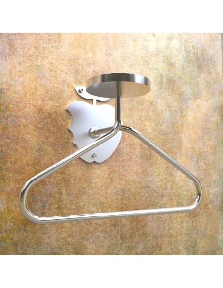 Servomuto da parete in acciaio inossidabile Titus 1 Bowl