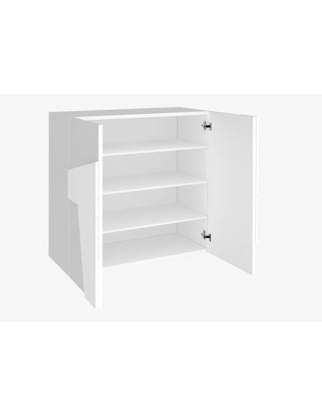 Scarpiera design a due ante e 4 ripiani Taylor White Scarpiera design a due ante e 4 ripiani Taylor White