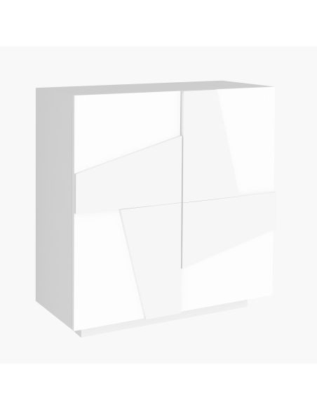 Scarpiera design a due ante e 4 ripiani Taylor White Scarpiera design a due ante e 4 ripiani Taylor White