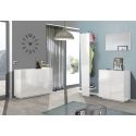 Scarpiera design a due ante e 4 ripiani Taylor White