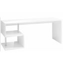 Scrivania con libreria integrata Lionel 180 White