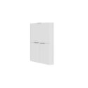 Scrivania angolare a scomparsa con libreria Geometry