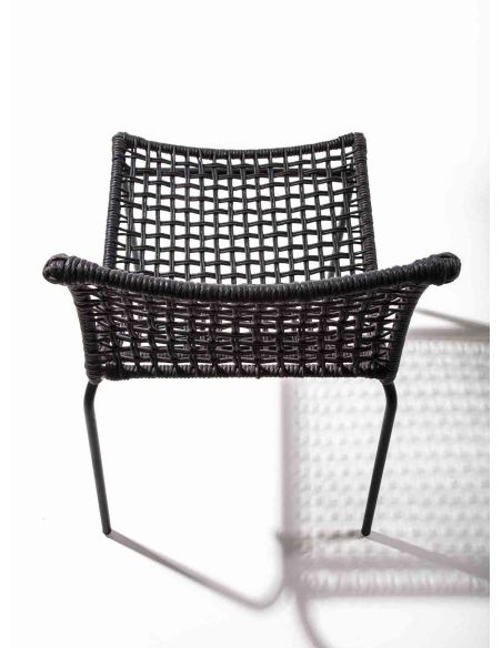 Sedie impilabili in corda di juta intrecciata Apollonia Sedie impilabili in corda di juta intrecciata Apollonia