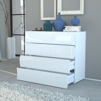 Credenza moderna con 4 cassetti Surf D 2