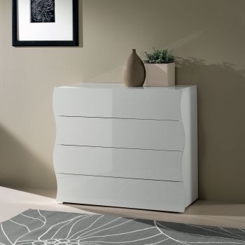 Credenza moderna con 4 cassetti Surf D